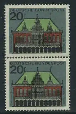 BUND 1964 Michel-Nummer 0425 postfrisch vert.PAAR