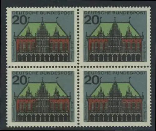 BUND 1964 Michel-Nummer 0425 postfrisch BLOCK