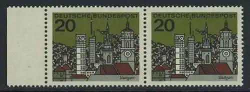 BUND 1964 Michel-Nummer 0426 postfrisch horiz.PAAR RAND links (a1)