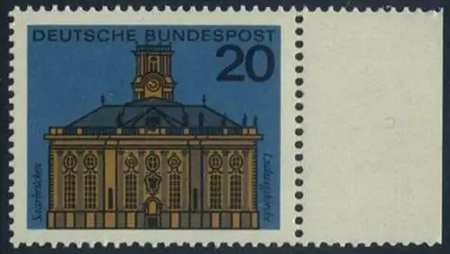 BUND 1964 Michel-Nummer 0427 postfrisch EINZELMARKE RAND rechts