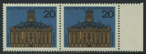 BUND 1964 Michel-Nummer 0427 postfrisch horiz.PAAR RAND rechts