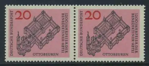 BUND 1964 Michel-Nummer 0428 postfrisch horiz.PAAR