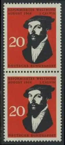 BUND 1964 Michel-Nummer 0439 postfrisch vert.PAAR