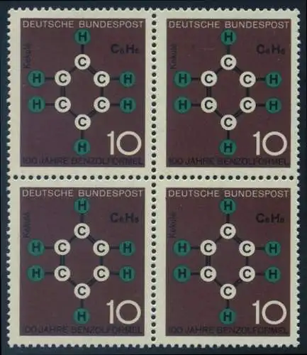 BUND 1964 Michel-Nummer 0440 postfrisch BLOCK