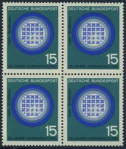 BUND 1964 Michel-Nummer 0441 postfrisch BLOCK