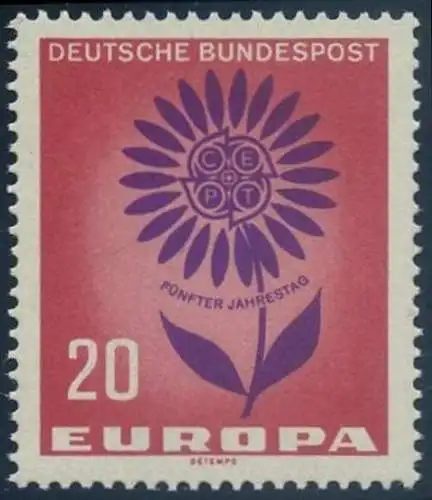 BUND 1964 Michel-Nummer 0446 postfrisch EINZELMARKE