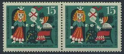 BUND 1964 Michel-Nummer 0448 postfrisch horiz.PAAR