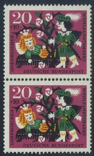 BUND 1964 Michel-Nummer 0449 postfrisch vert.PAAR