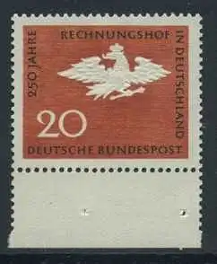 BUND 1964 Michel-Nummer 0452 postfrisch EINZELMARKE RAND unten