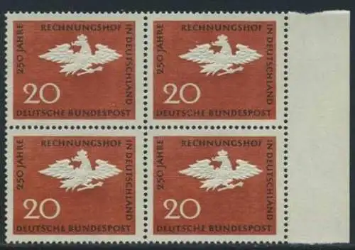 BUND 1964 Michel-Nummer 0452 postfrisch BLOCK RÄNDER rechts