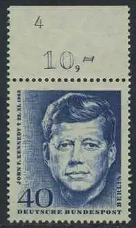 BUND 1964 Michel-Nummer 0453 postfrisch EINZELMARKE RAND oben (d)