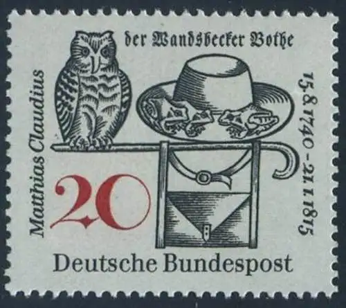 BUND 1965 Michel-Nummer 0462 postfrisch EINZELMARKE