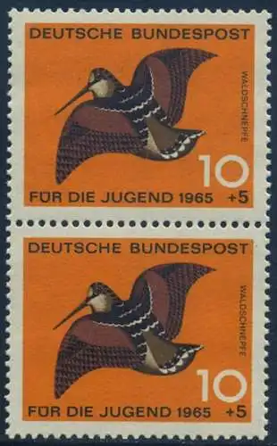 BUND 1965 Michel-Nummer 0464 postfrisch vert.PAAR