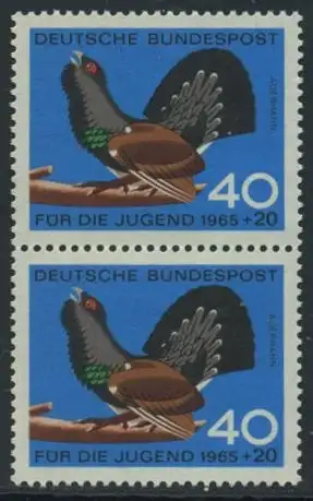 BUND 1965 Michel-Nummer 0467 postfrisch vert.PAAR