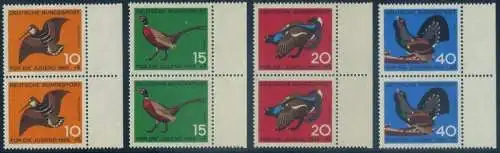 BUND 1965 Michel-Nummer 0464-0467 postfrisch SATZ(4) vert.PAARE RÄNDER rechts
