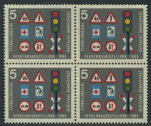BUND 1965 Michel-Nummer 0468 postfrisch BLOCK