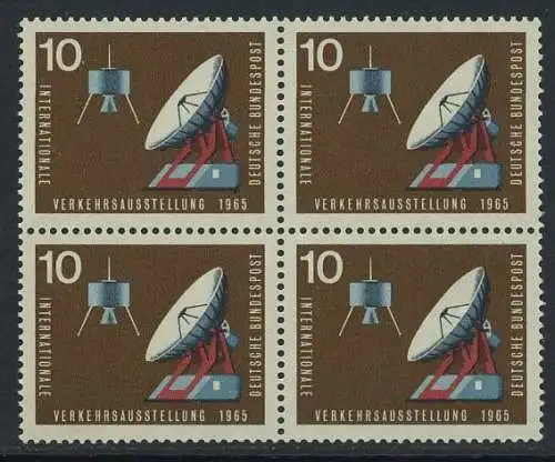 BUND 1965 Michel-Nummer 0469 postfrisch BLOCK