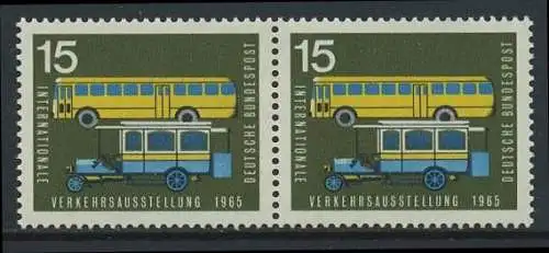 BUND 1965 Michel-Nummer 0470 postfrisch horiz.PAAR