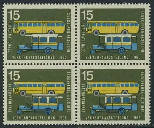 BUND 1965 Michel-Nummer 0470 postfrisch BLOCK