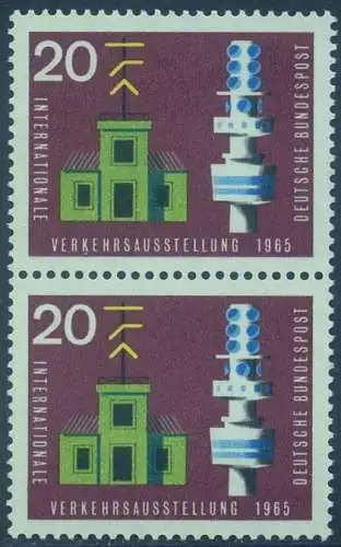 BUND 1965 Michel-Nummer 0471 postfrisch vert.PAAR