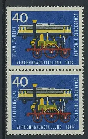 BUND 1965 Michel-Nummer 0472 postfrisch vert.PAAR