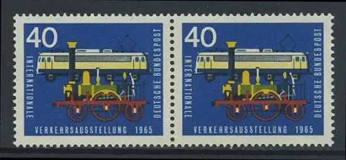 BUND 1965 Michel-Nummer 0472 postfrisch horiz.PAAR