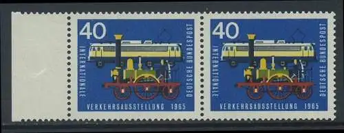 BUND 1965 Michel-Nummer 0472 postfrisch horiz.PAAR RAND links