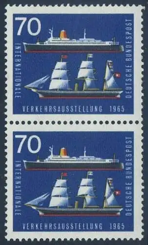 BUND 1965 Michel-Nummer 0474 postfrisch vert.PAAR