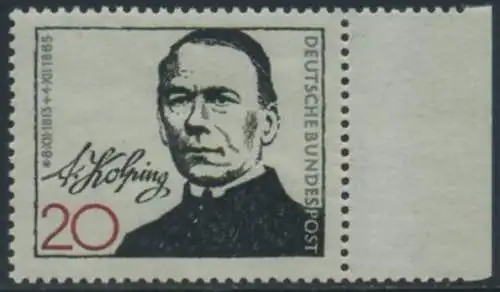 BUND 1965 Michel-Nummer 0477 postfrisch EINZELMARKE RAND rechts