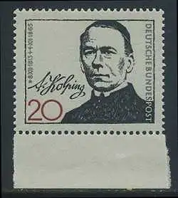 BUND 1965 Michel-Nummer 0477 postfrisch EINZELMARKE RAND unten