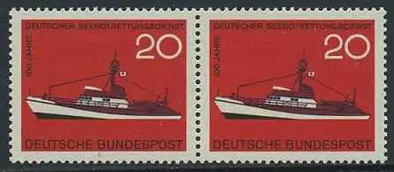 BUND 1965 Michel-Nummer 0478 postfrisch horiz.PAAR
