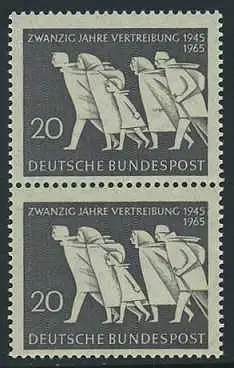 BUND 1965 Michel-Nummer 0479 postfrisch vert.PAAR