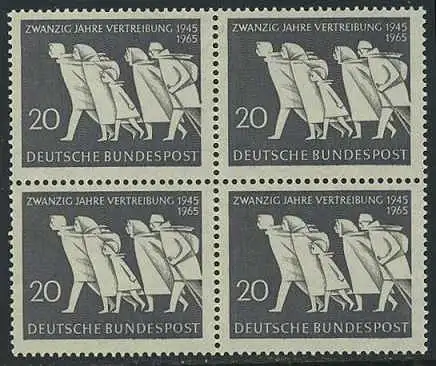 BUND 1965 Michel-Nummer 0479 postfrisch BLOCK