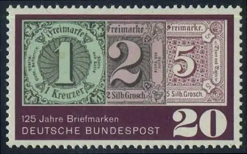 BUND 1965 Michel-Nummer 0482 postfrisch EINZELMARKE