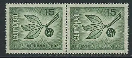 BUND 1965 Michel-Nummer 0483 postfrisch horiz.PAAR