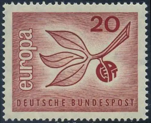 BUND 1965 Michel-Nummer 0484 postfrisch EINZELMARKE