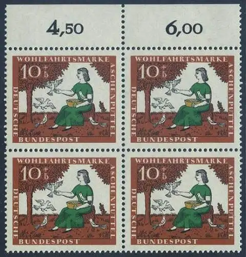 BUND 1965 Michel-Nummer 0485 postfrisch BLOCK RÄNDER oben