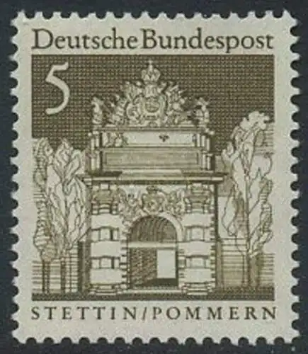 BUND 1966 Michel-Nummer 0489 postfrisch EINZELMARKE