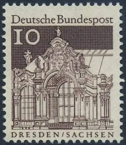 BUND 1966 Michel-Nummer 0490 postfrisch EINZELMARKE