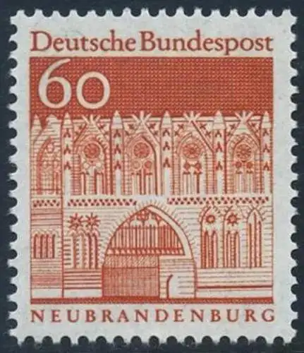 BUND 1966 Michel-Nummer 0496 postfrisch EINZELMARKE