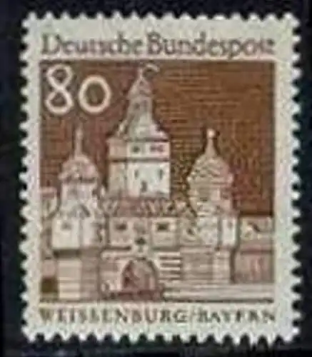 BUND 1966 Michel-Nummer 0498 postfrisch EINZELMARKE