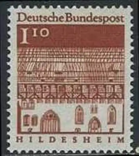 BUND 1966 Michel-Nummer 0501 postfrisch EINZELMARKE