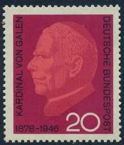 BUND 1966 Michel-Nummer 0505 postfrisch EINZELMARKE