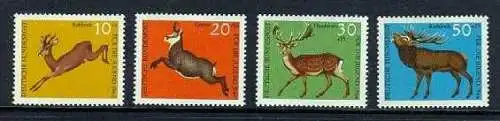 BUND 1966 Michel-Nummer 0511-0514 postfrisch SATZ(4) EINZELMARKEN