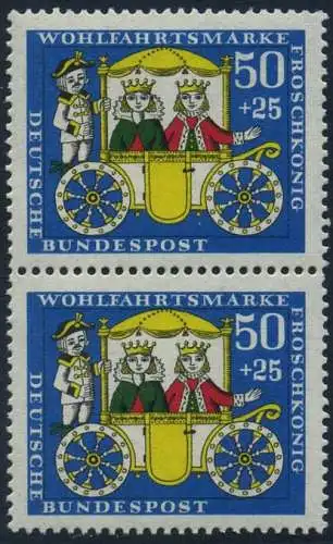 BUND 1966 Michel-Nummer 0526 postfrisch vert.PAAR