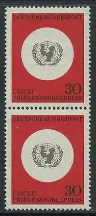 BUND 1966 Michel-Nummer 0527 postfrisch vert.PAAR