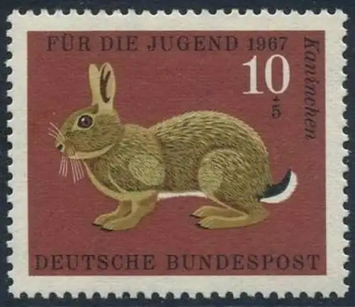 BUND 1967 Michel-Nummer 0529 postfrisch EINZELMARKE