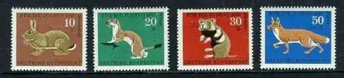 BUND 1967 Michel-Nummer 0529-0532 postfrisch SATZ(4) EINZELMARKEN