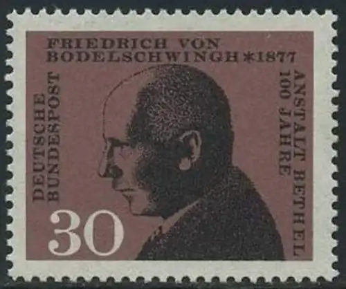 BUND 1967 Michel-Nummer 0537 postfrisch EINZELMARKE