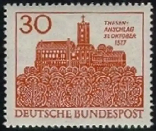 BUND 1967 Michel-Nummer 0544 postfrisch EINZELMARKE